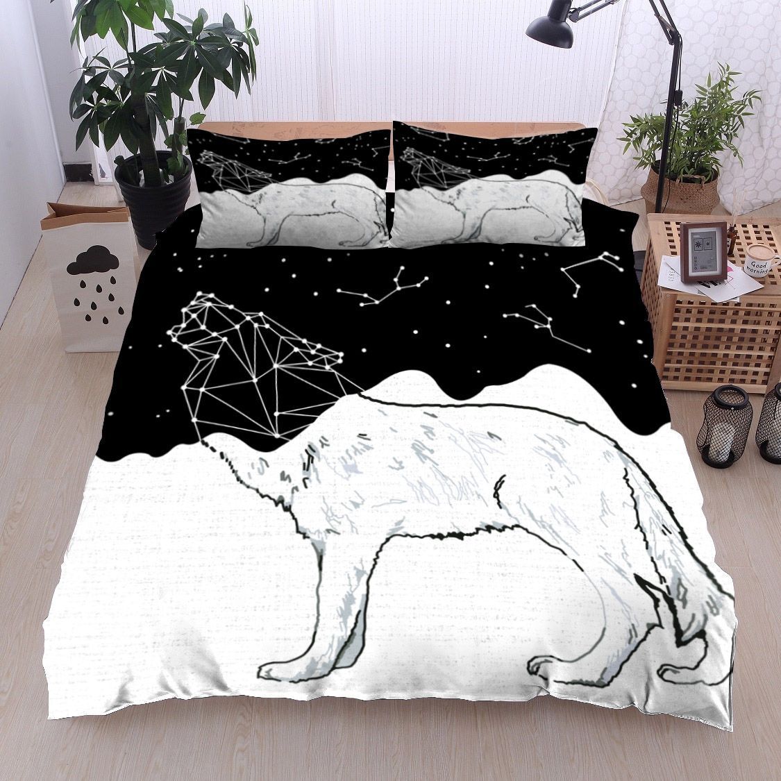 Wolf Astrology Bedding Set