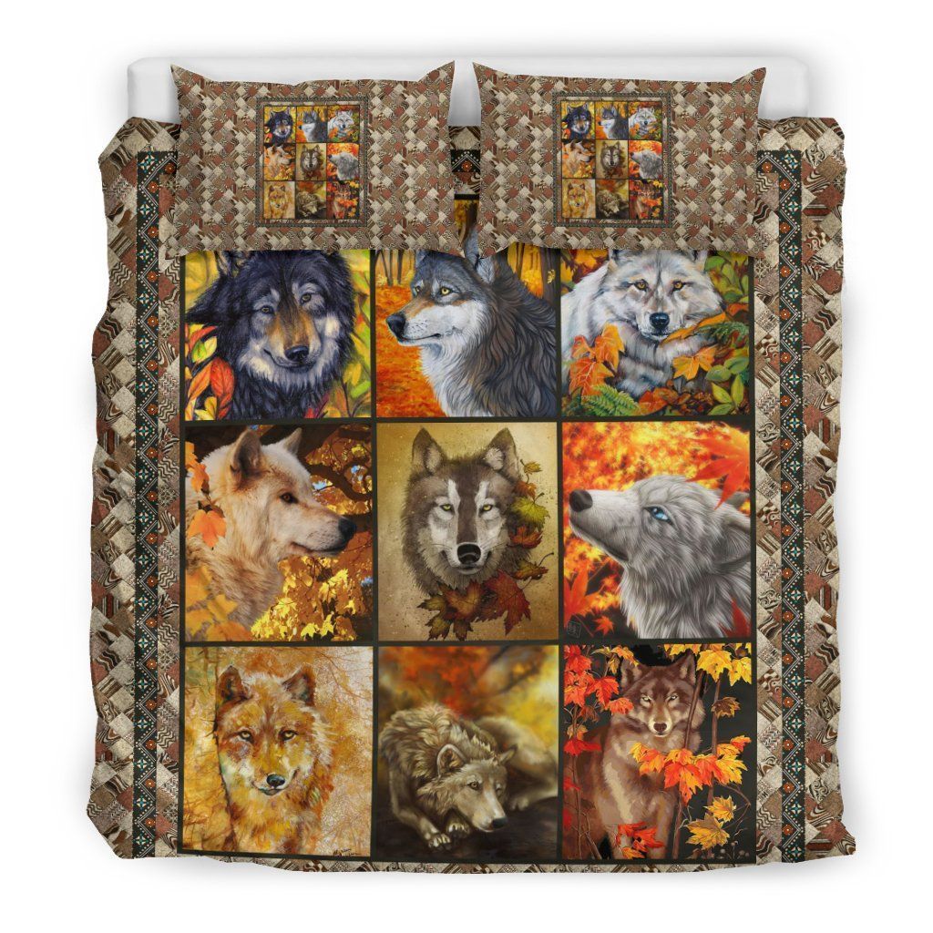 Wolf Autumn Bedding Set