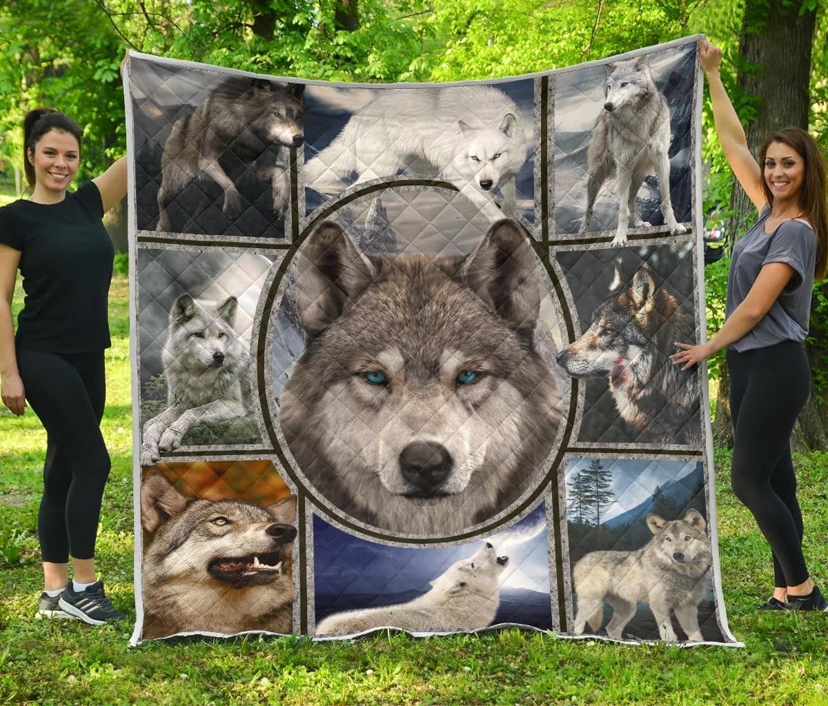 Wolf Be Strong 1510 Quilt Blanket DHC3112675TD