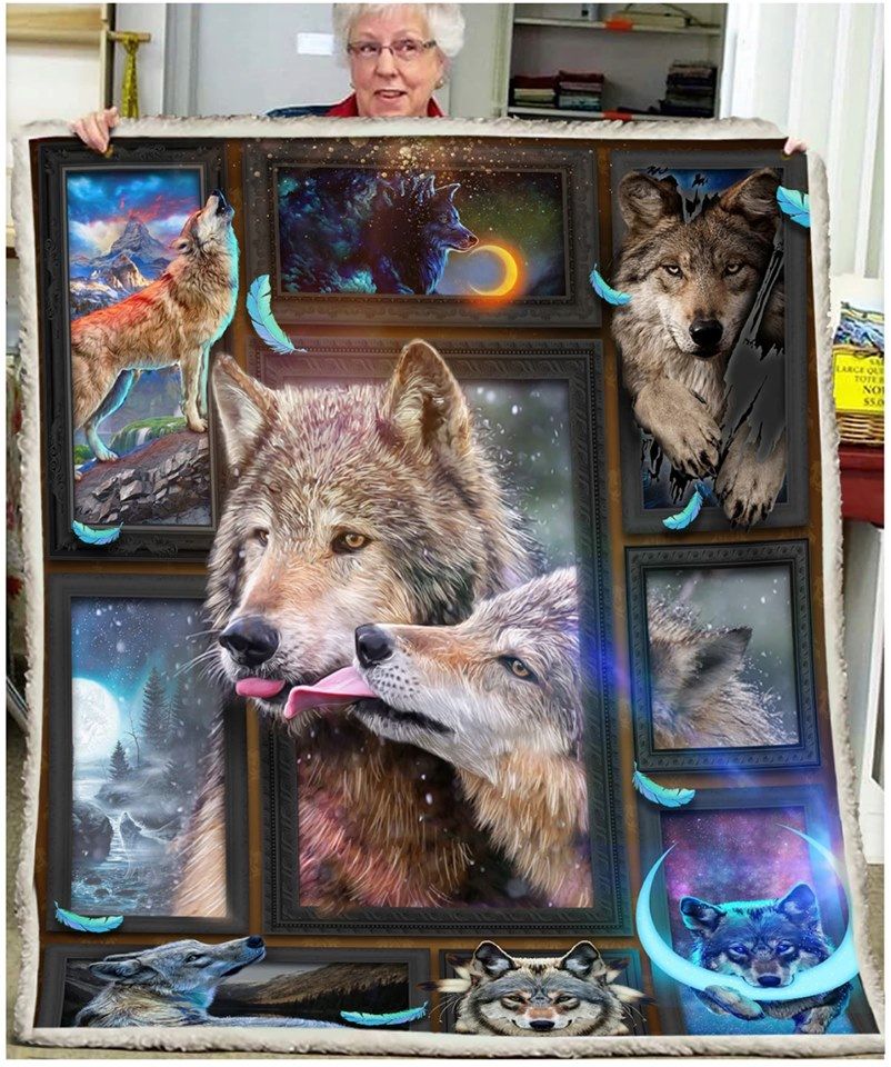 Wolf Best Gift For Wolf Lover Quilt Blanket DHC3112626TD
