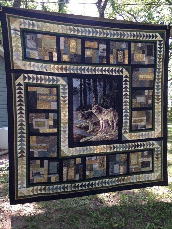Wolf CLA0710795Q Quilt Blanket