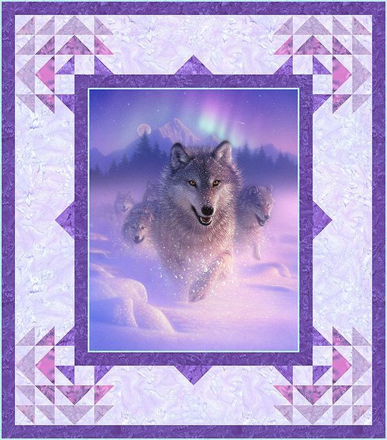 Wolf CLA2210533Q Quilt Blanket