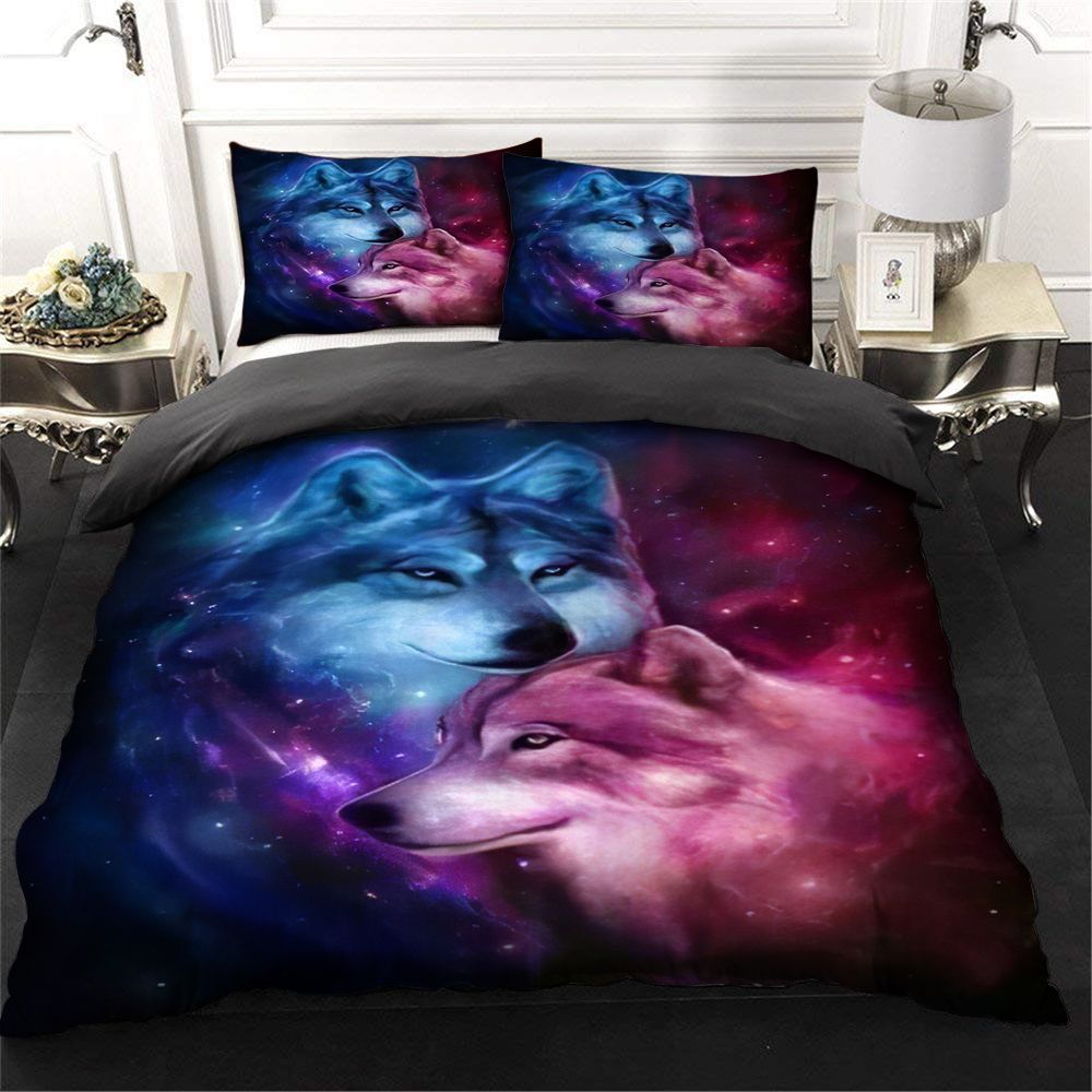 Wolf Couple Bedding Set