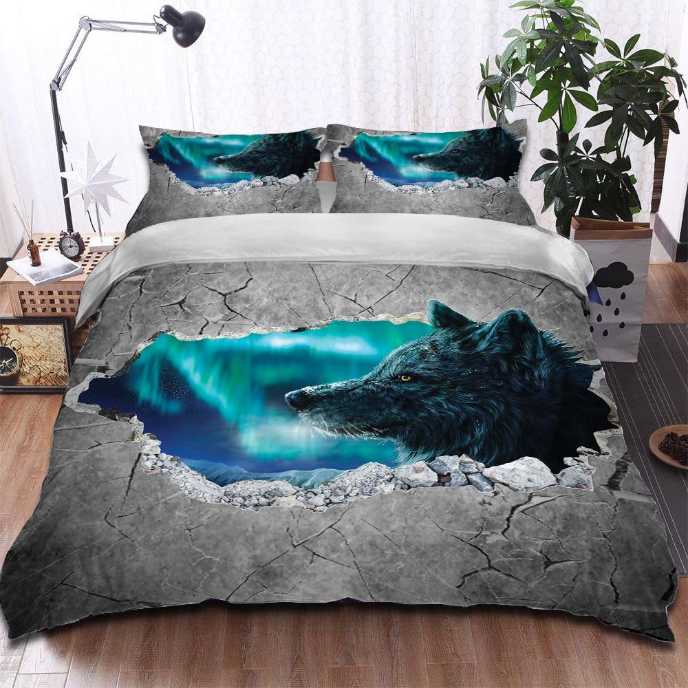 Wolf Crack Bedding Set