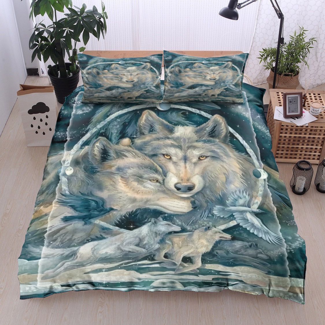 Wolf Crow Bedding Set