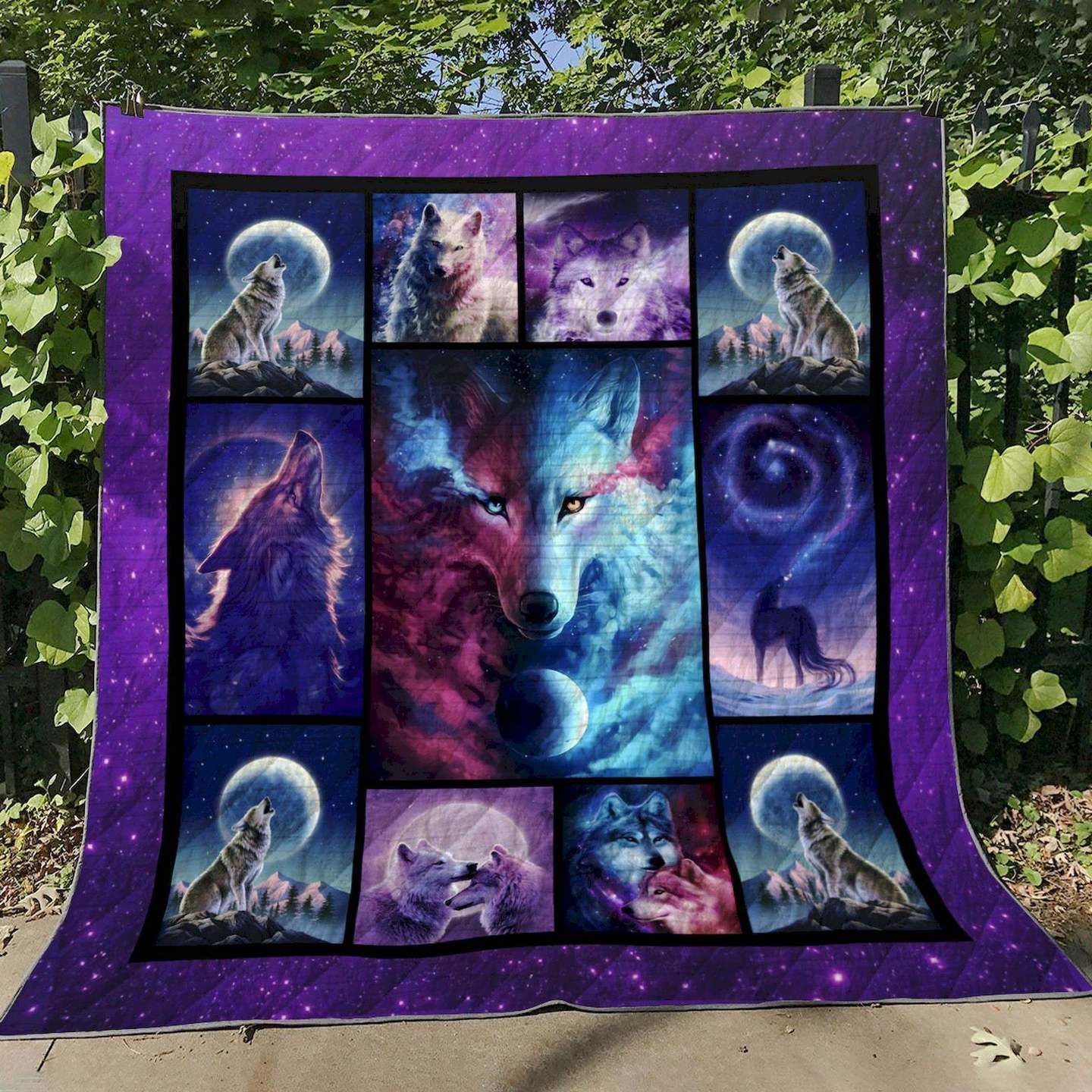 Wolf D9099 Quilt Blanket