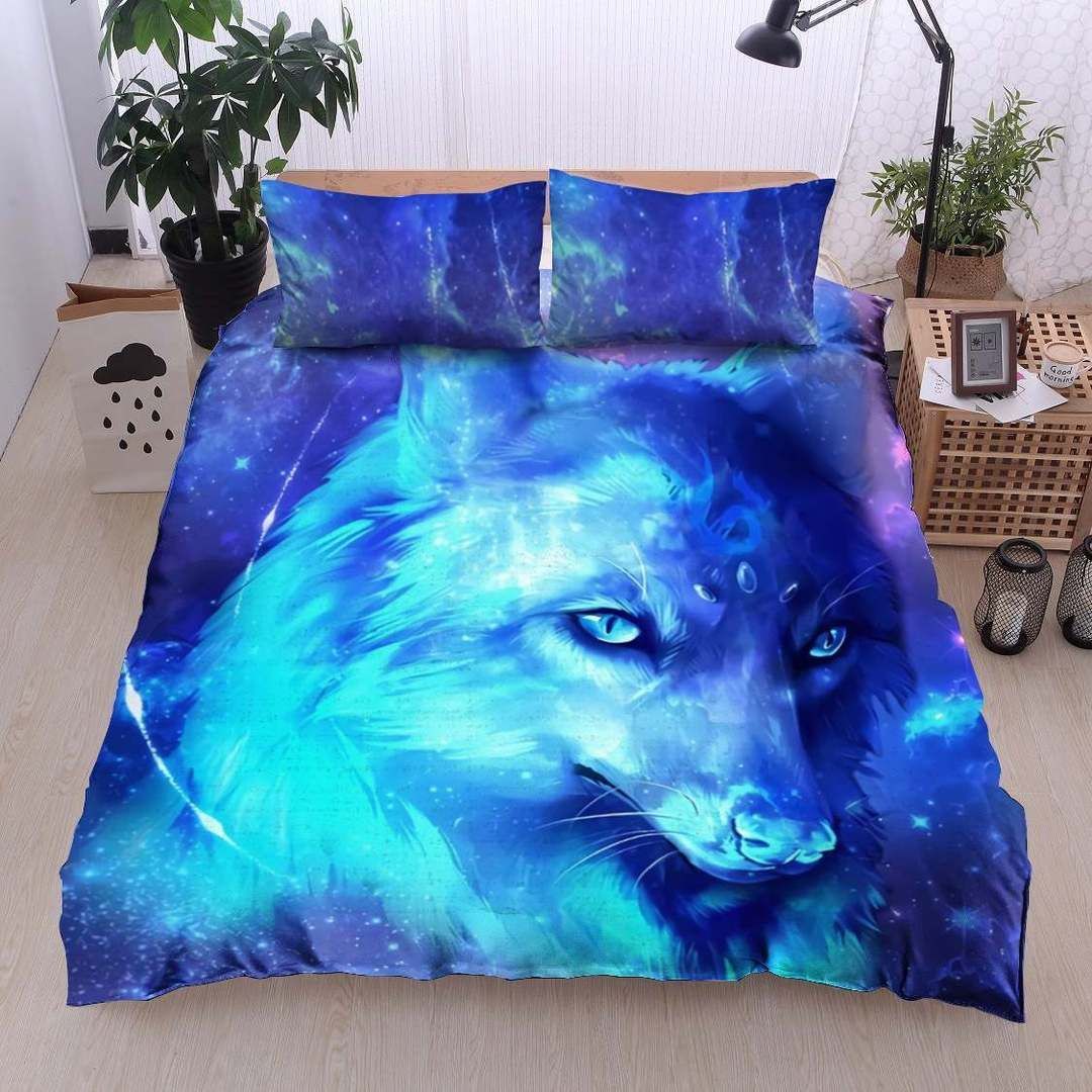 Wolf Cotton Bed Sheets Spread Comforter Duvet Cover Cotton Bed Sheets Spread Comforter Bedding Set