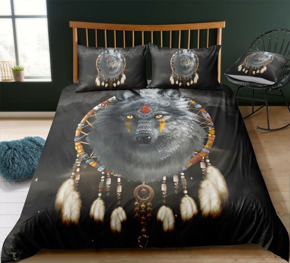 Wolf Dream Catcher Bedding Set