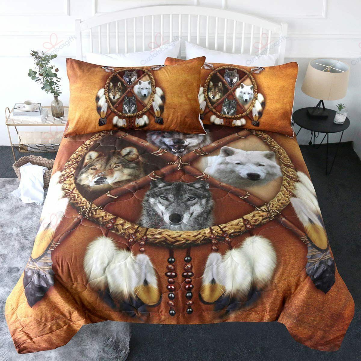 Wolf Dream Catcher Bedding Set