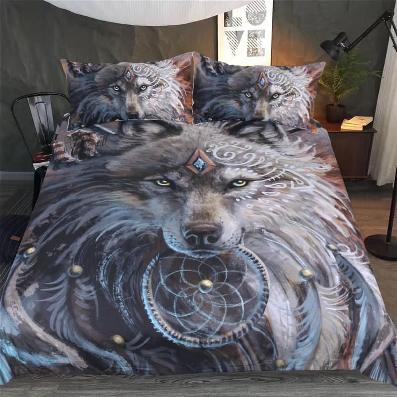 Wolf Dreamcatcher Bedding Set