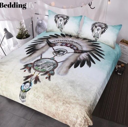 Wolf Dreamcatcher Bedding Set