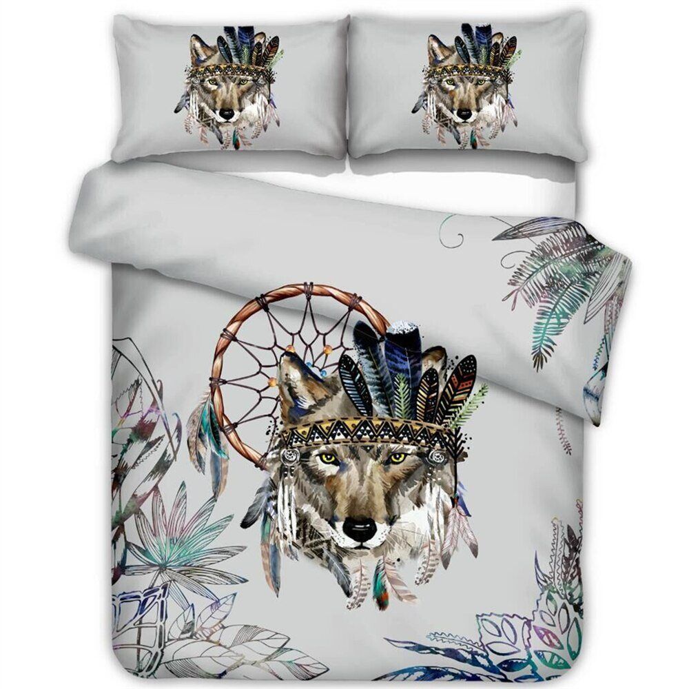 Wolf Dreamcatcher Bedding Set