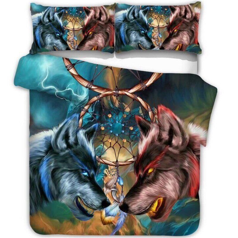 Wolf Dreamcatcher Bedding Set