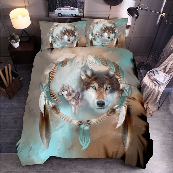 Wolf Dreamcatcher Bedding Set