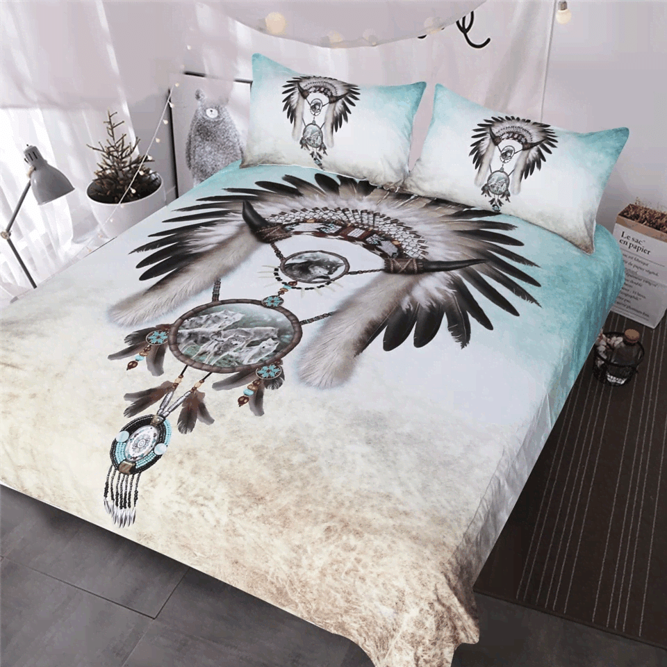 Wolf Dreamcatcher Bedding Set