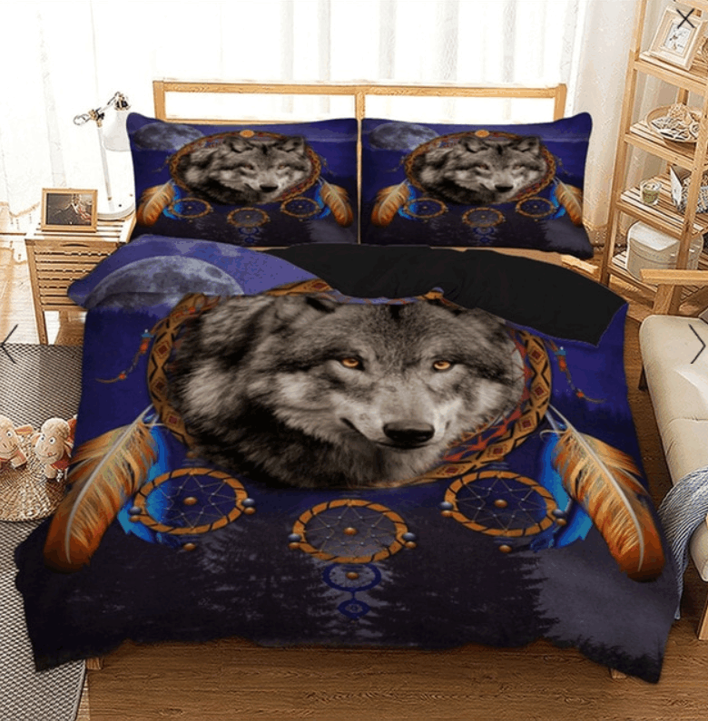 Wolf Dreamcatcher Bedding Set