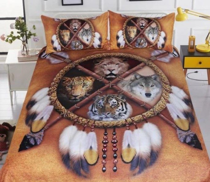 Wolf Dreamcatcher Bedding Set
