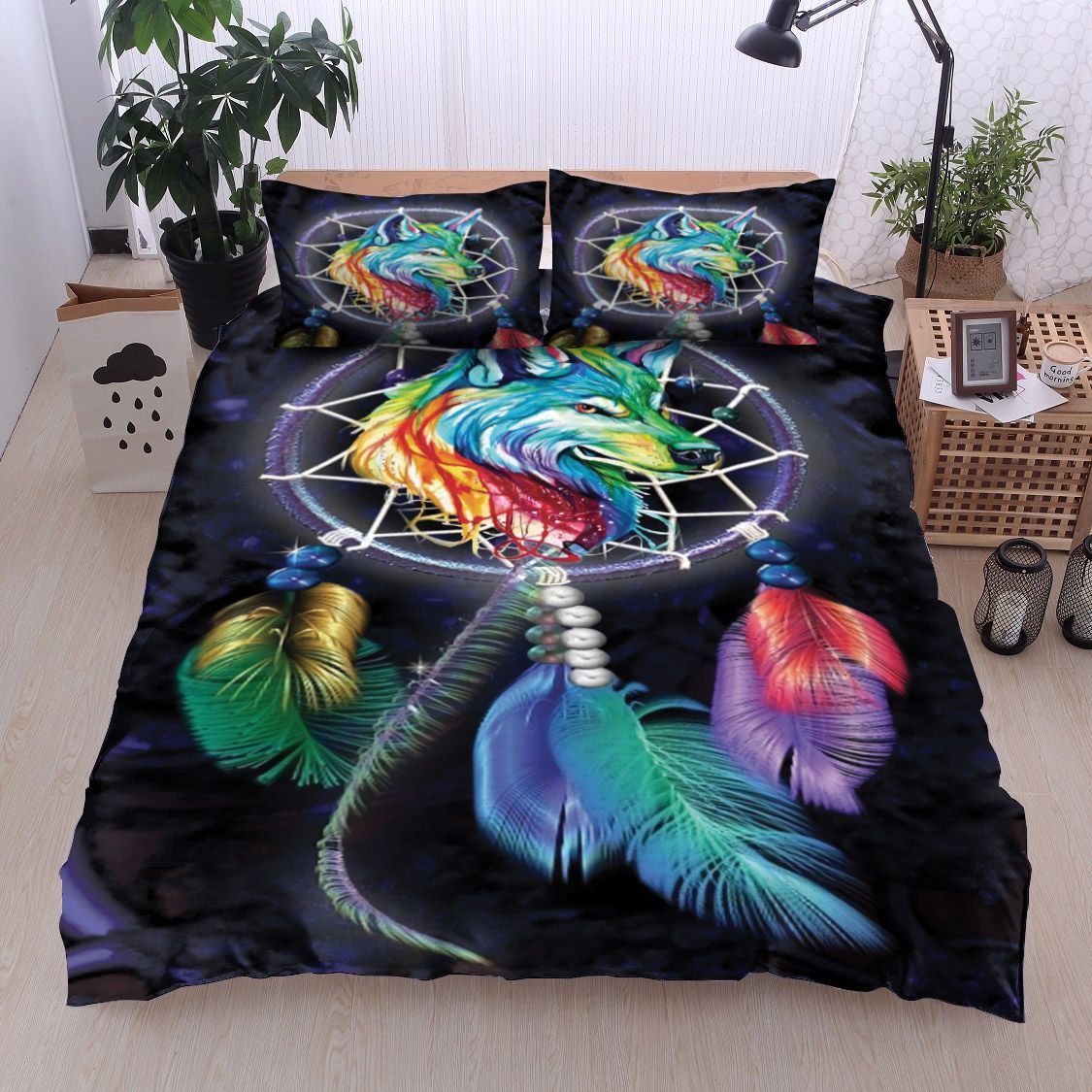 Wolf Dreamcatcher Bedding Set