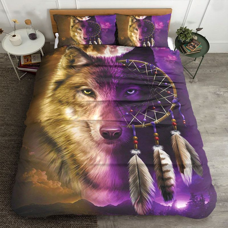 Wolf Dreamcatcher Bedding Set