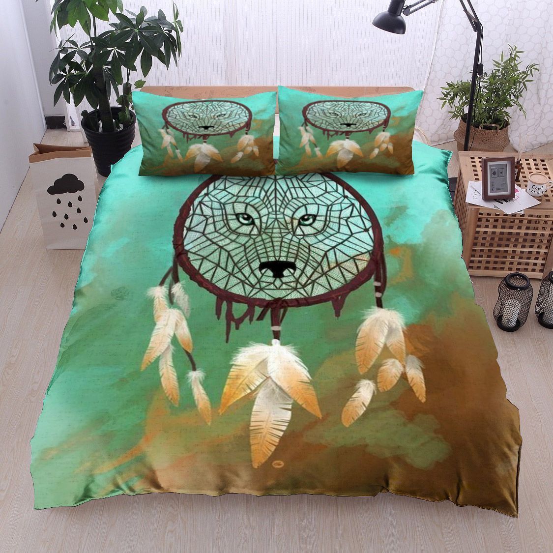 Wolf Dreamcatcher Bedding Set