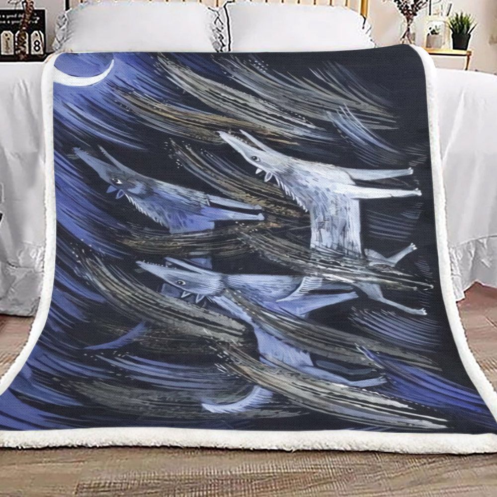 Wolf 020901616S Sherpa Fleece Blanket