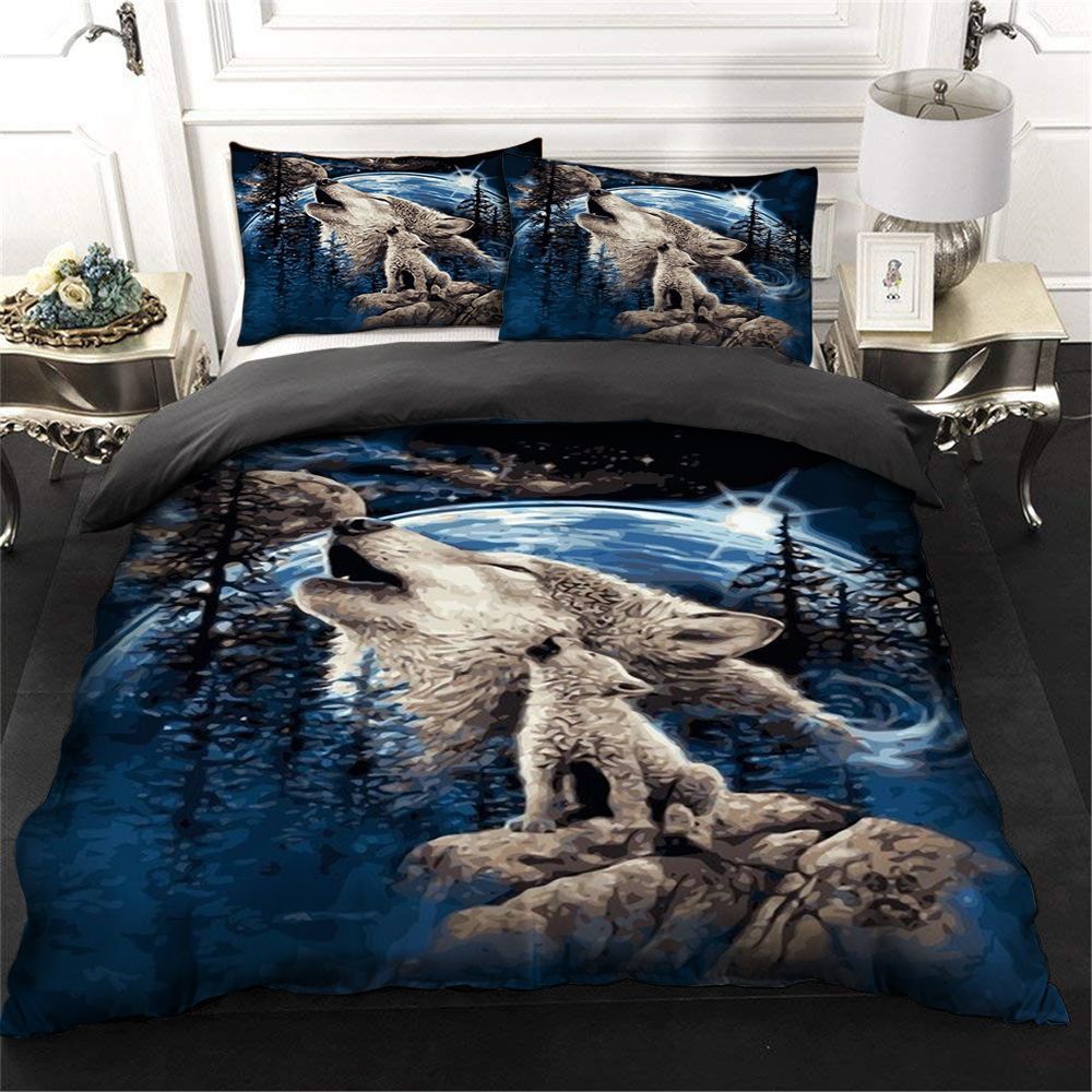 Wolf Family Bedding Set