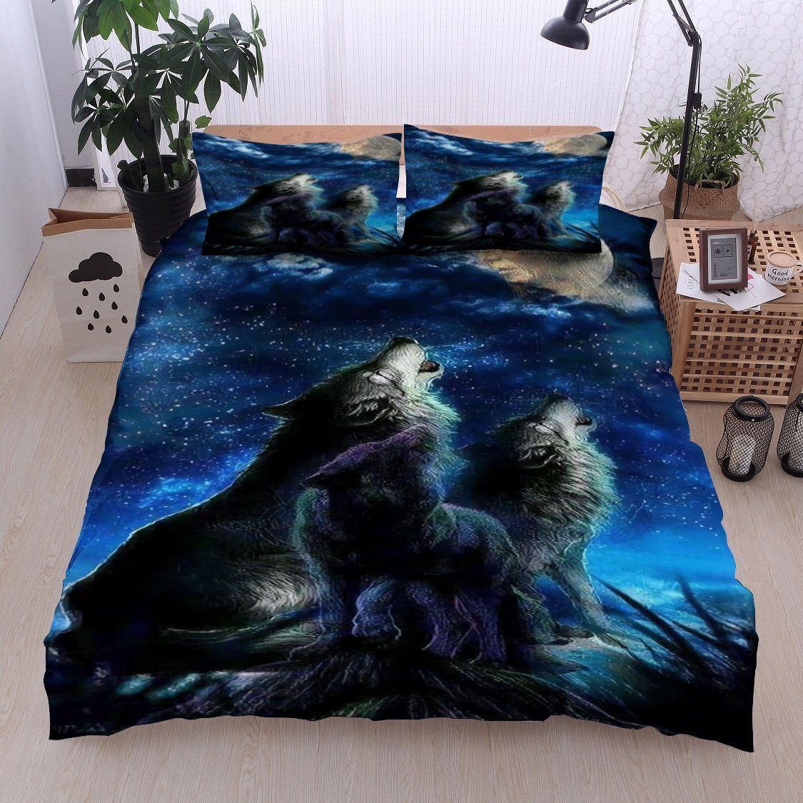 Wolf Family Bedding Set