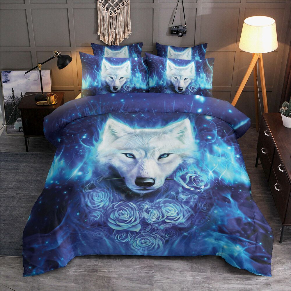 Wolf Galaxy Bedding Set