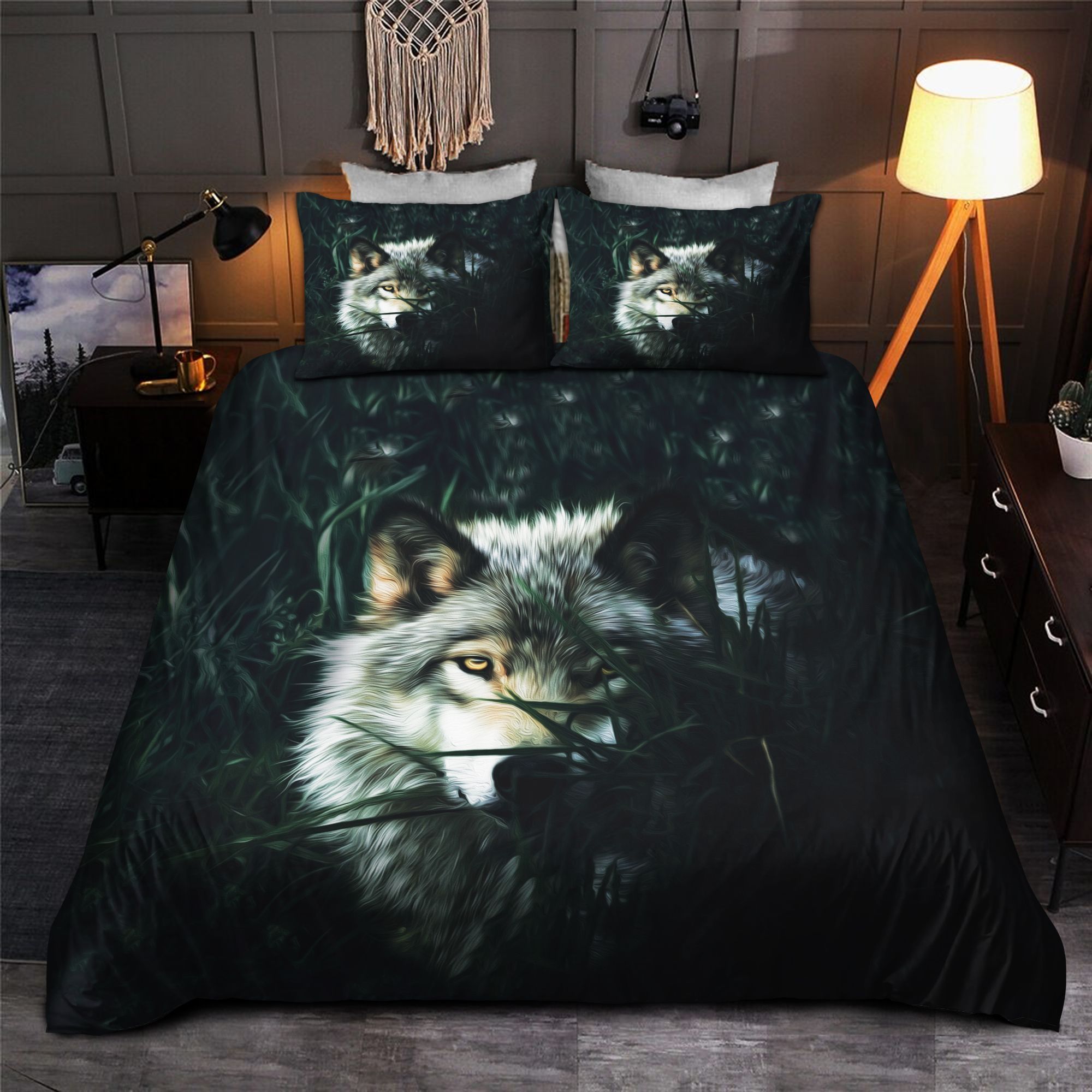 Wolf Glass Bedding Set