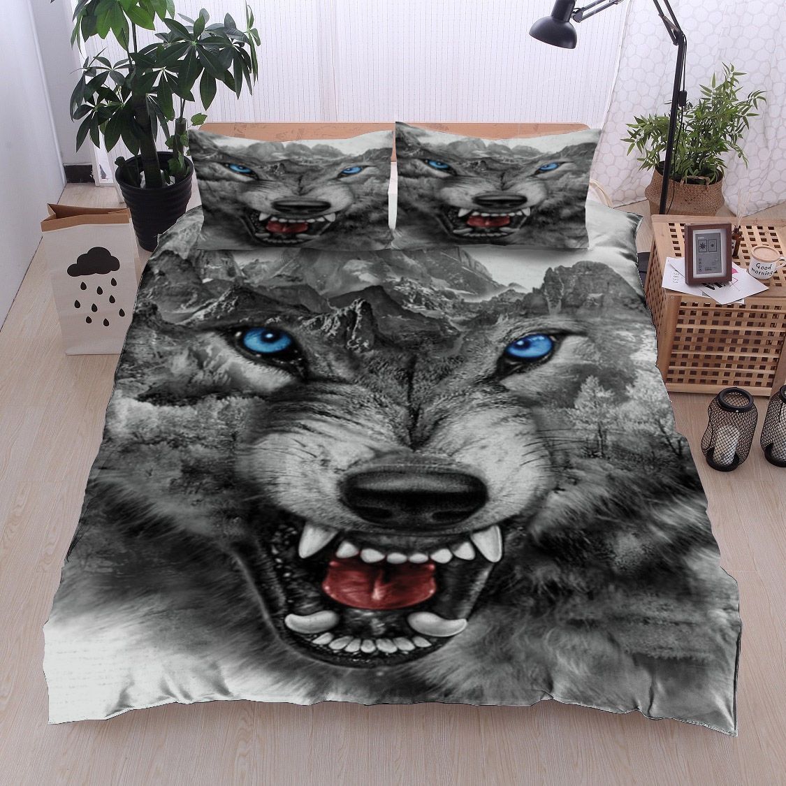 Wolf Gray Bedding Set