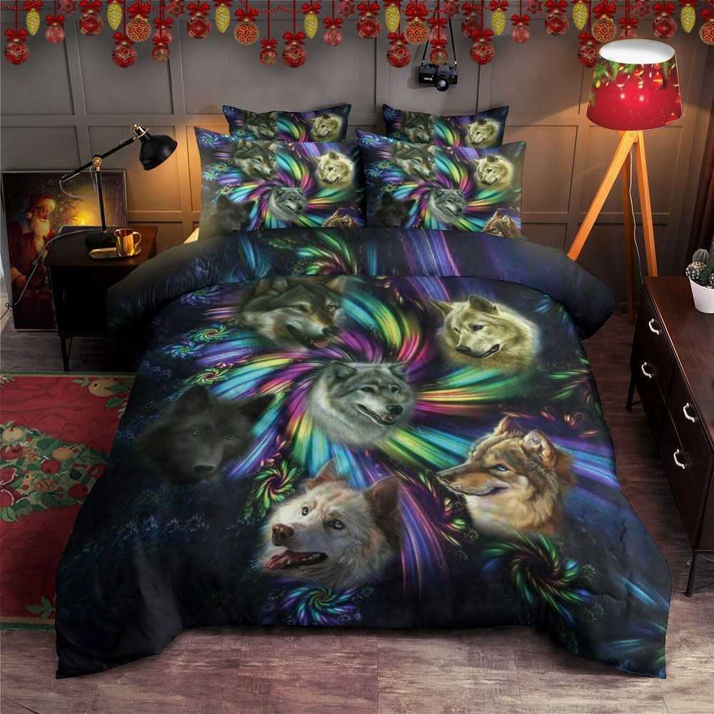 Wolf Hippie Bedding Set