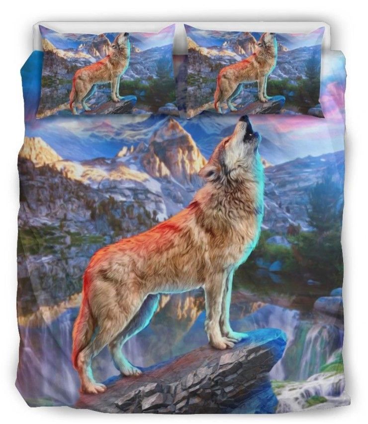Wolf Howling Bedding Set