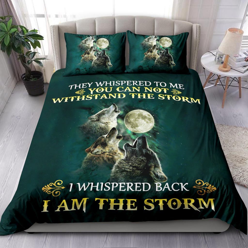 Wolf I Am The Storm Bedding Set