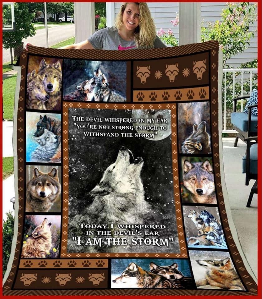 Wolf In The Devils Ears Quilt Blanket DHC31121193TD