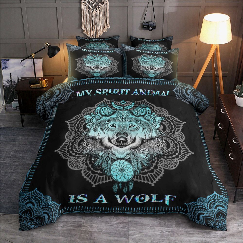 Wolf Is My Spirit Animal Bedding Set