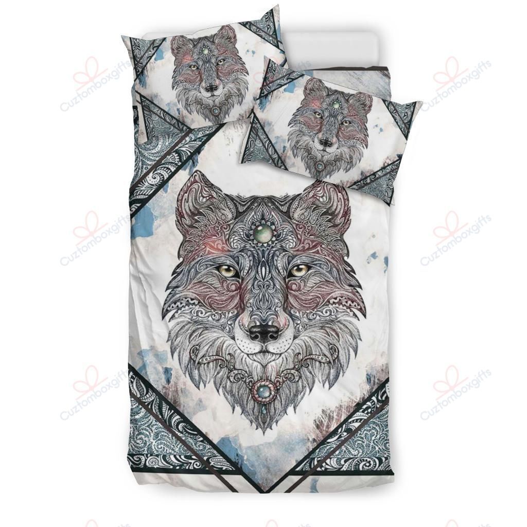 Wolf King Vintage Printed Bedding Set