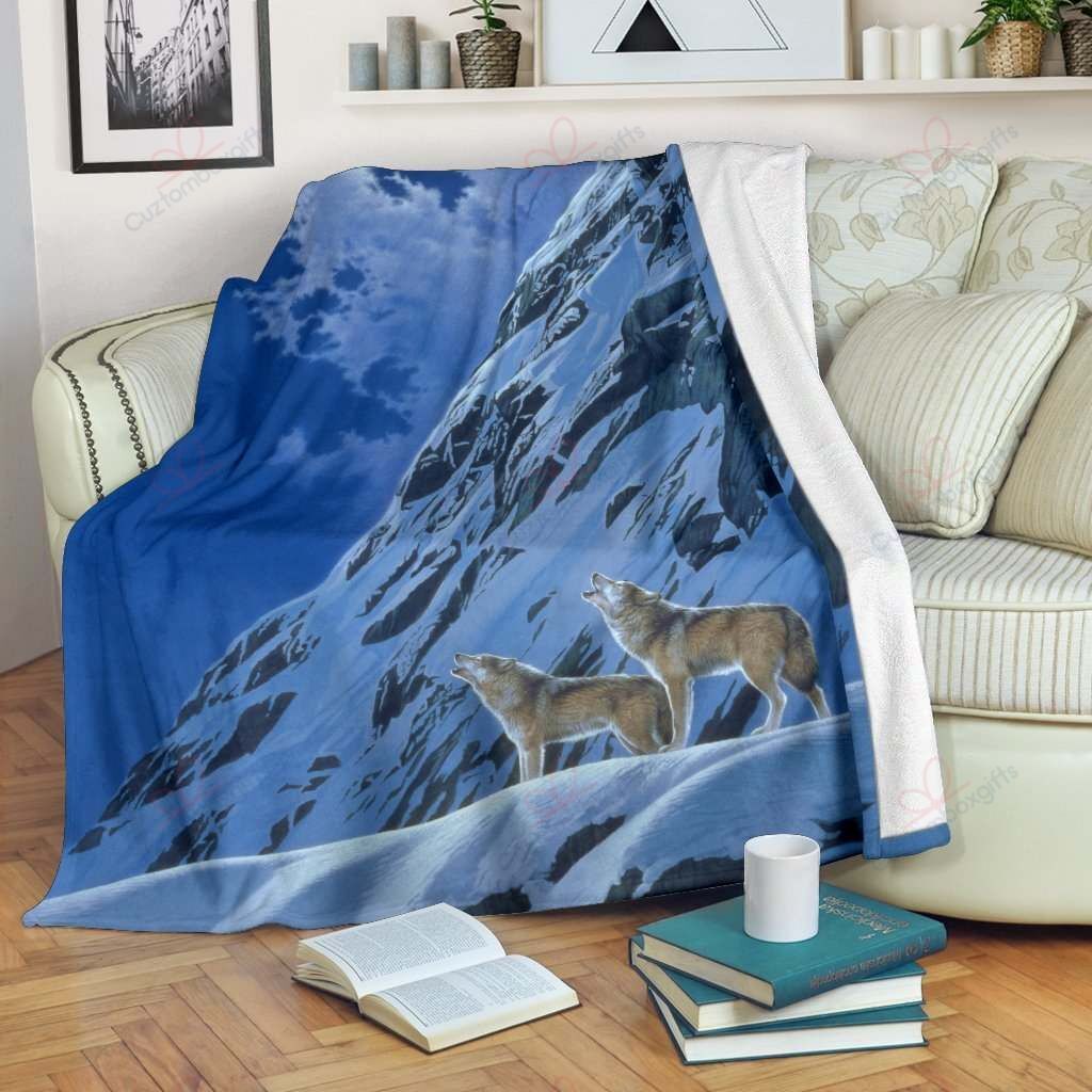 Wolf Fleece Blanket
