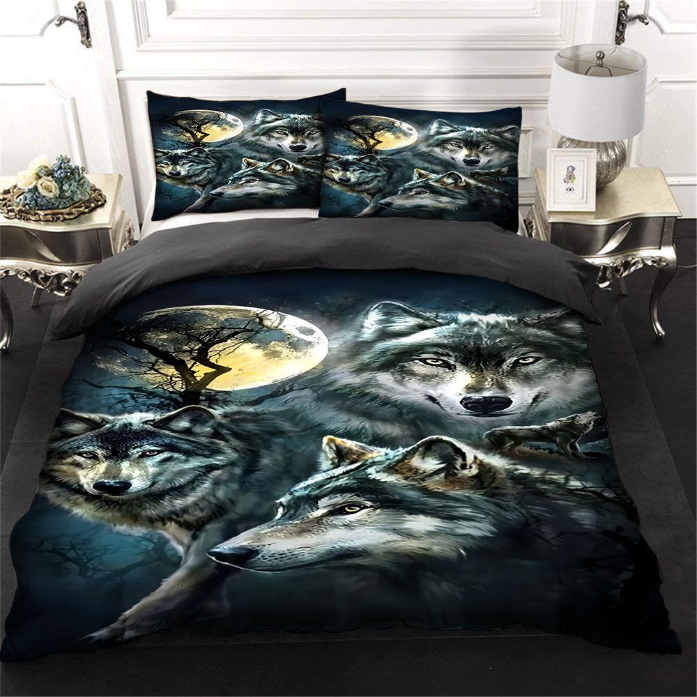 Wolf Moon Bedding Set