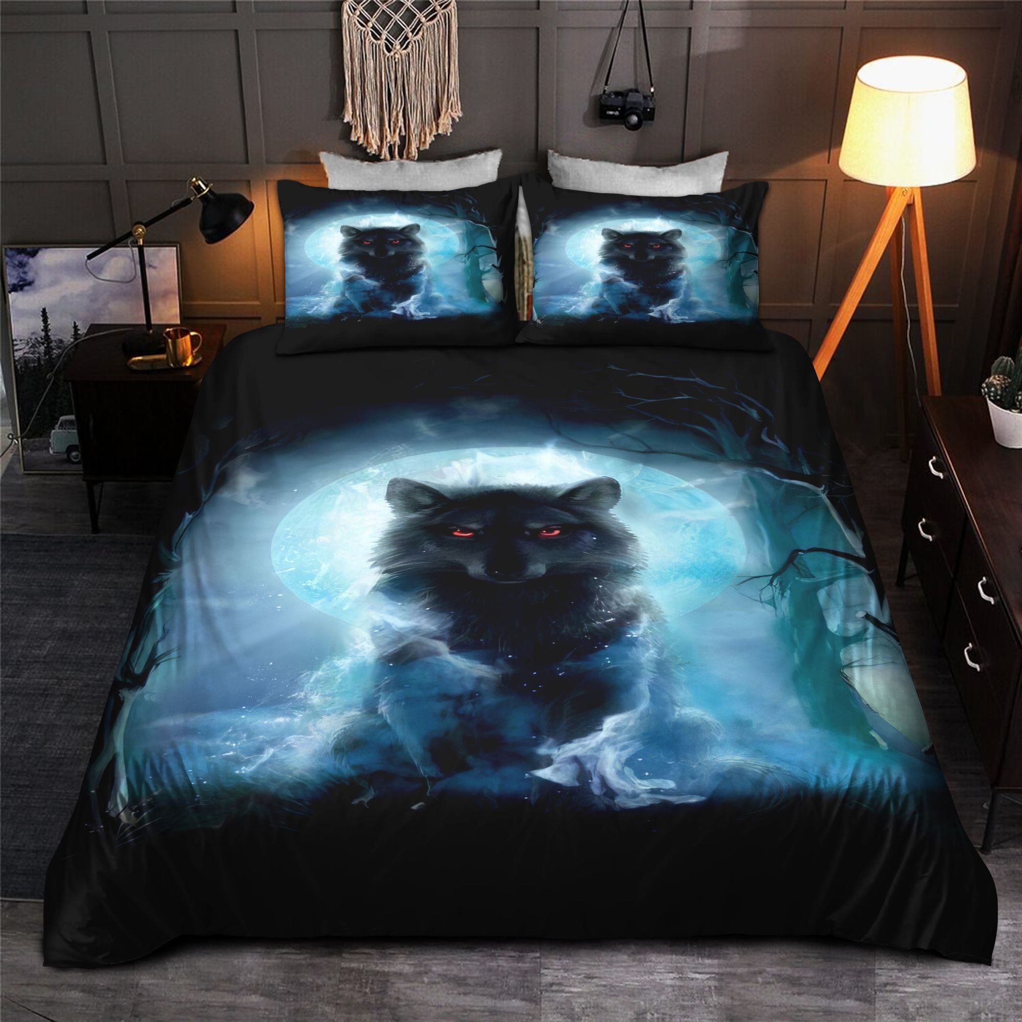 Wolf Moon Bedding Set
