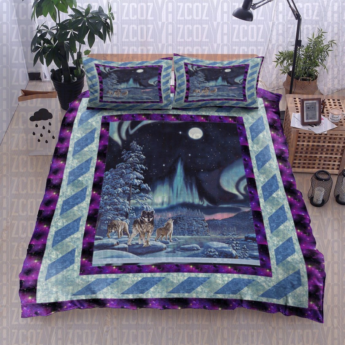 Wolf Moon Bedding Set