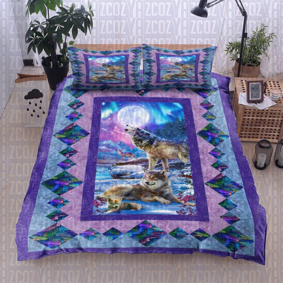 Wolf Moon Bedding Set