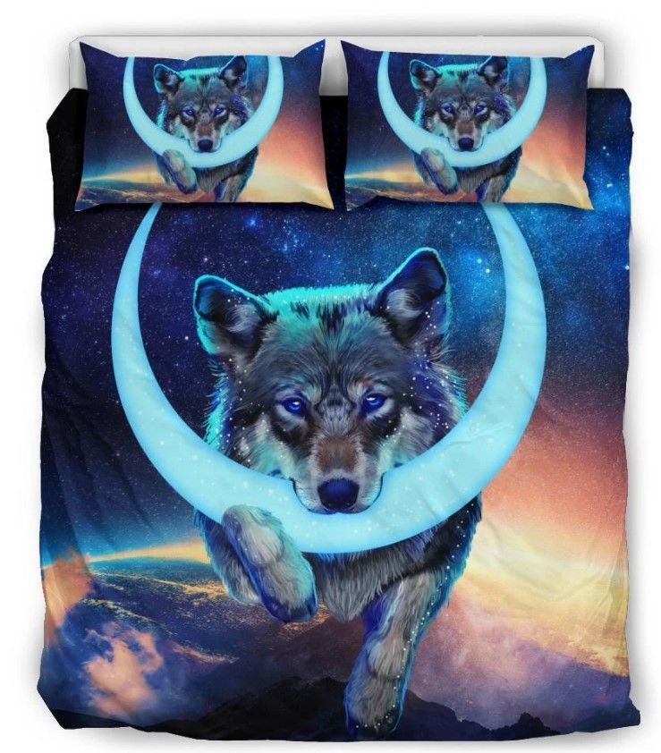 Wolf Moon Bedding Set