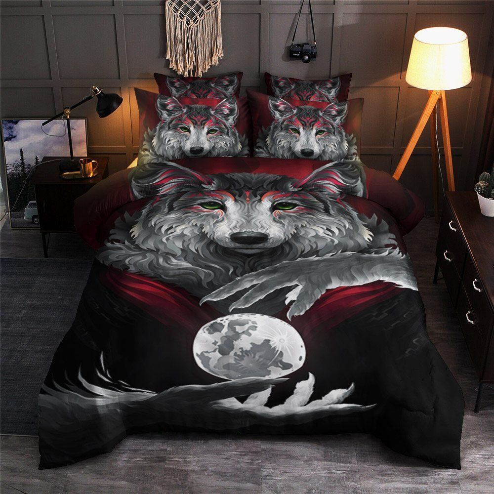 Wolf Moon Bedding Set