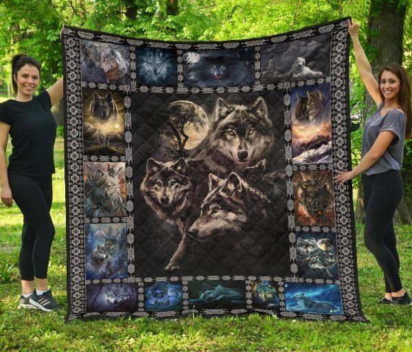 Wolf Mystical Wolves Quilt Blanket Dhc04011675Dd