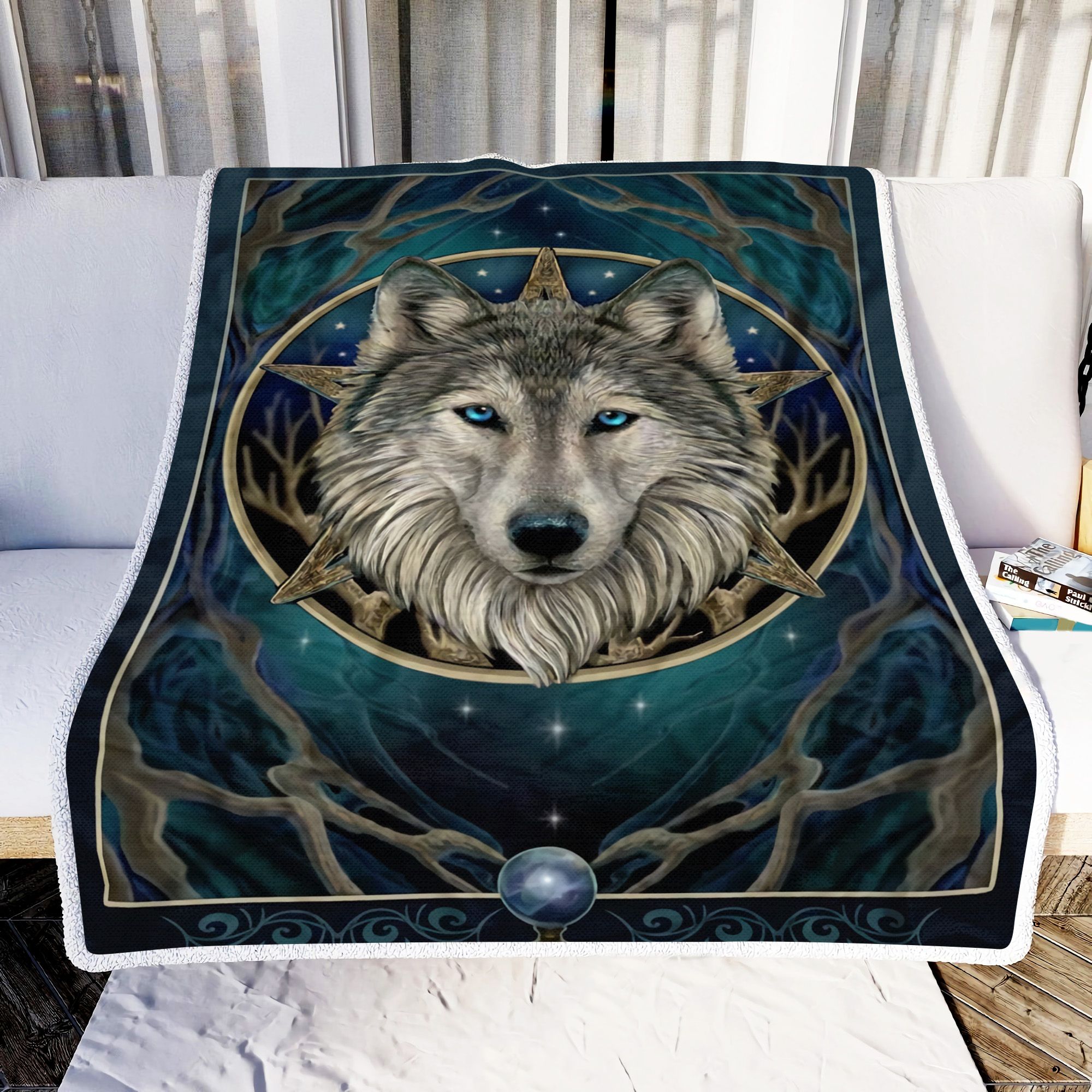 Wolf Fleece Blanket