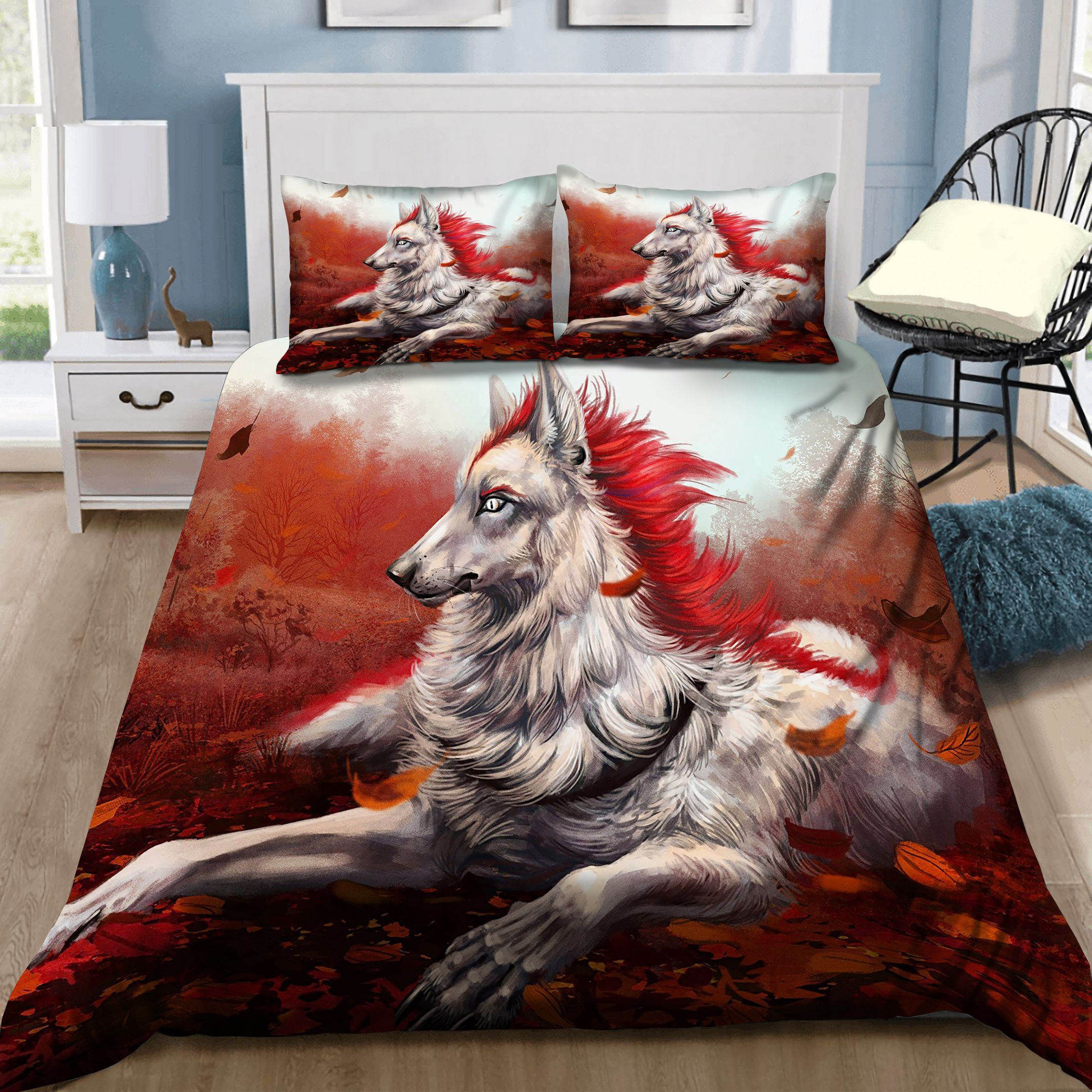Wolf Painting Bedding Set