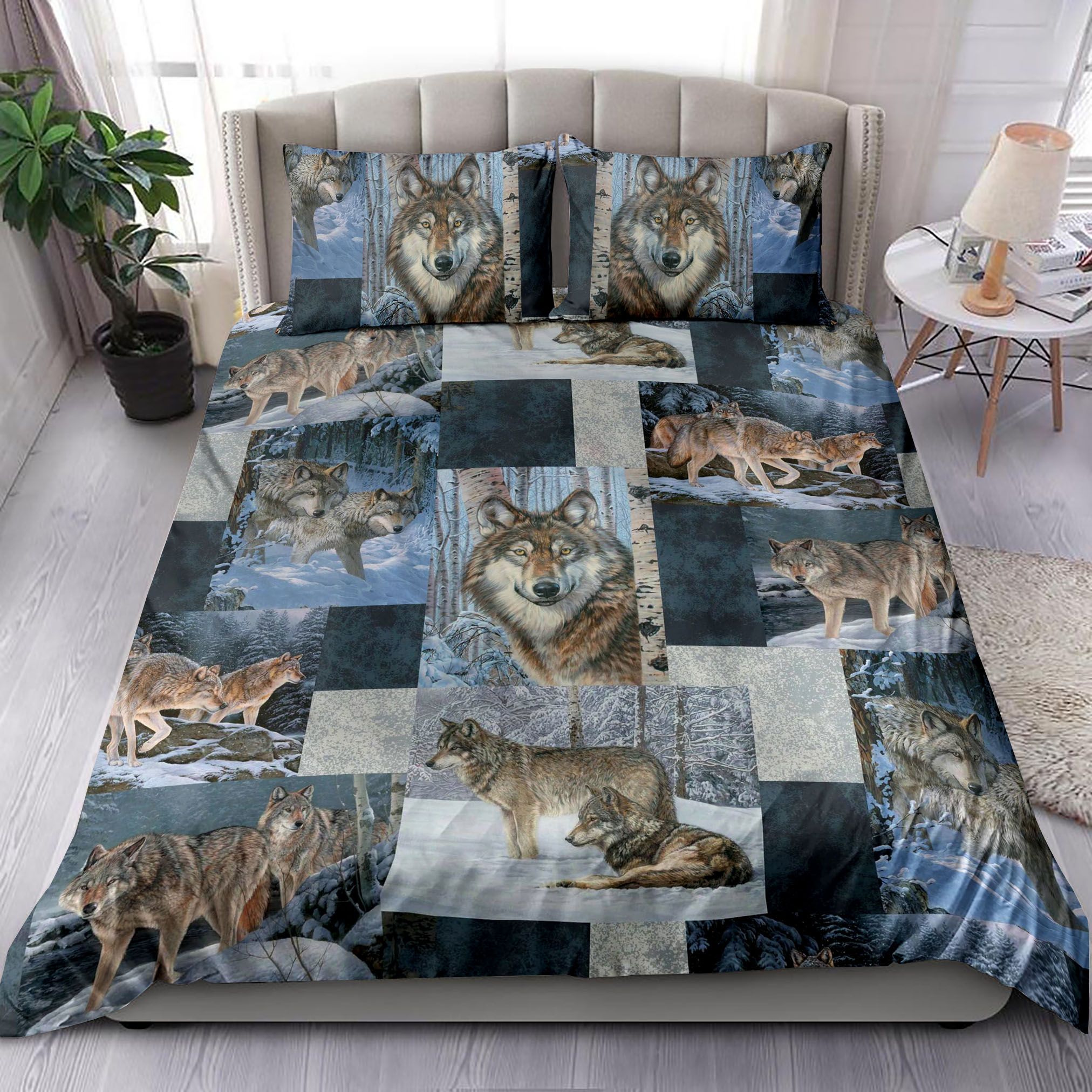Wolf Pattern Bedding Set