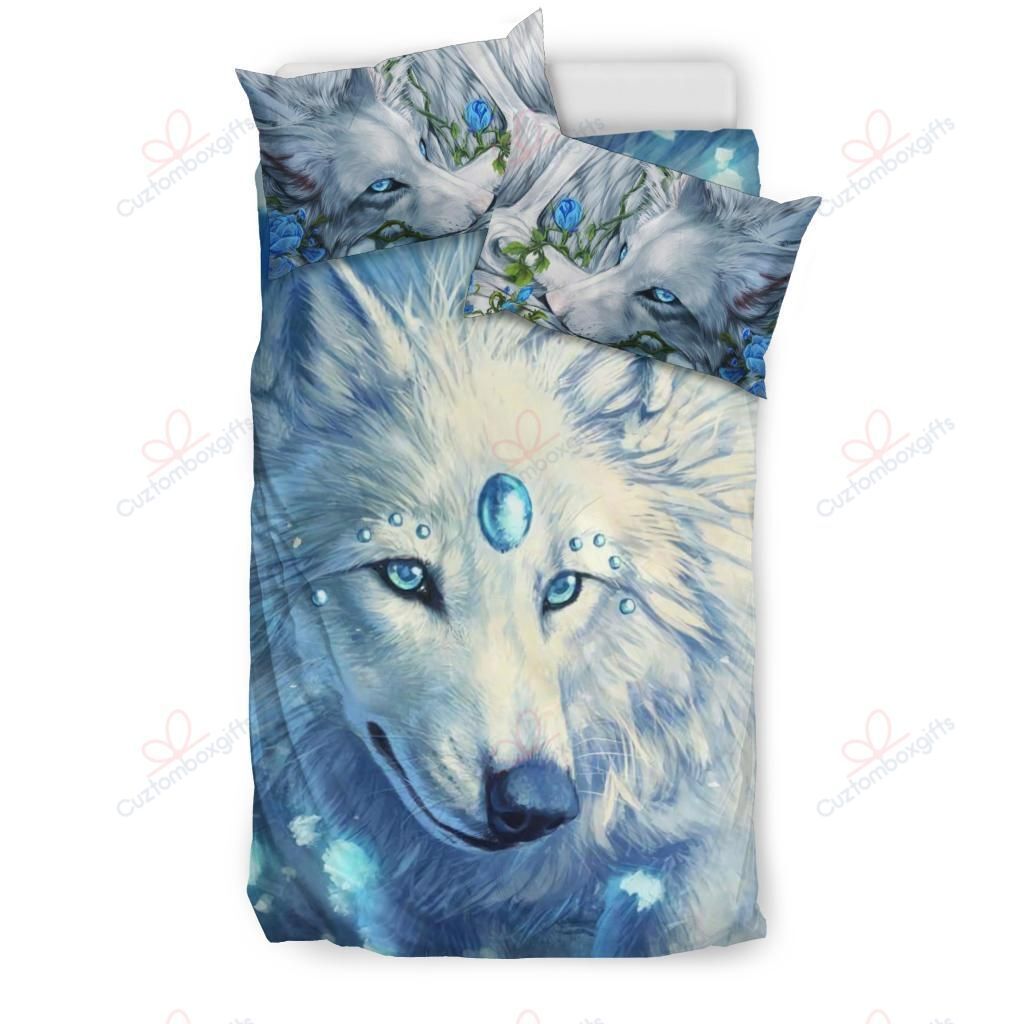 Wolf Queen Diamond Printed Bedding Set