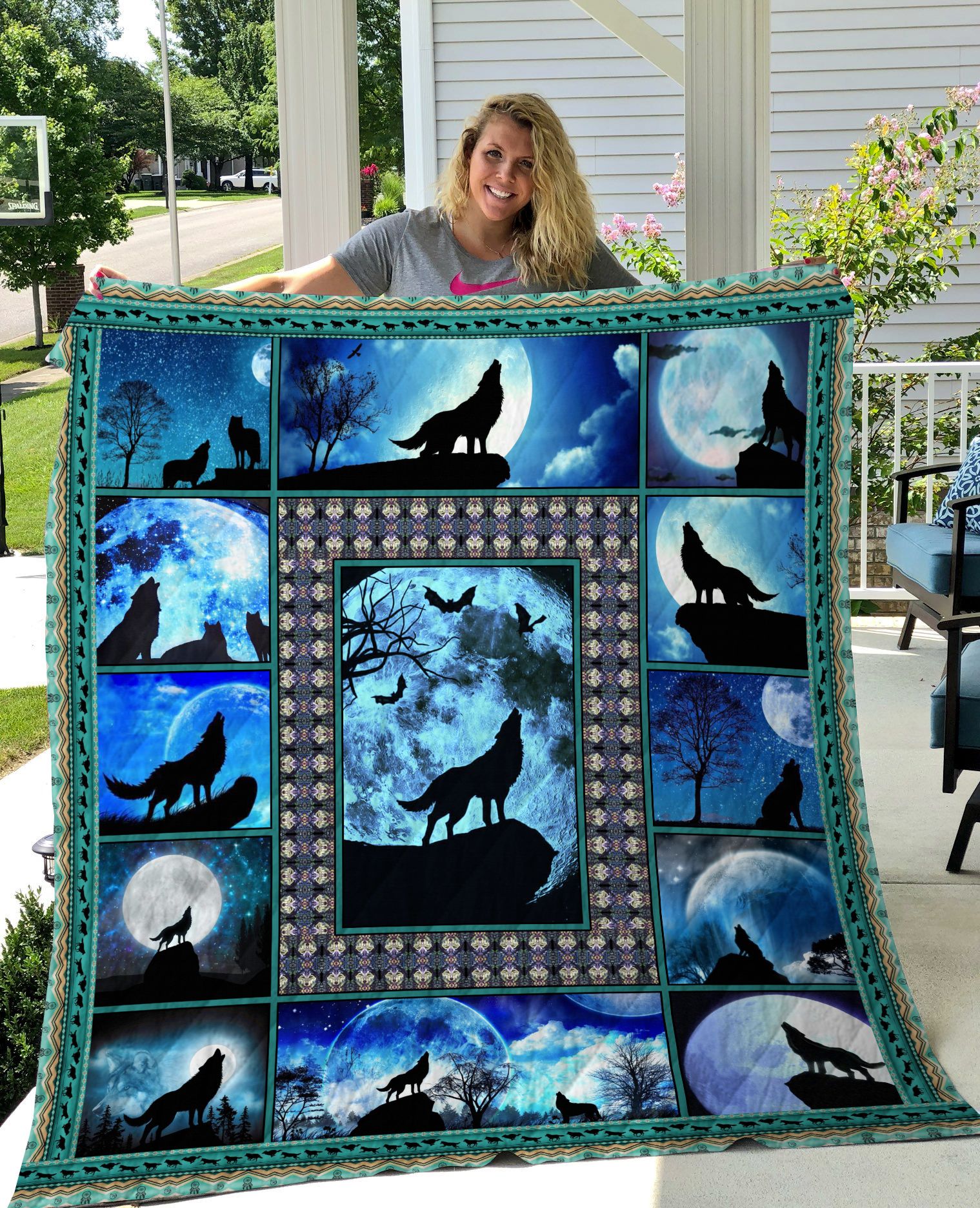 Wolf Quilt Anh0021 Dhc11121222Dd