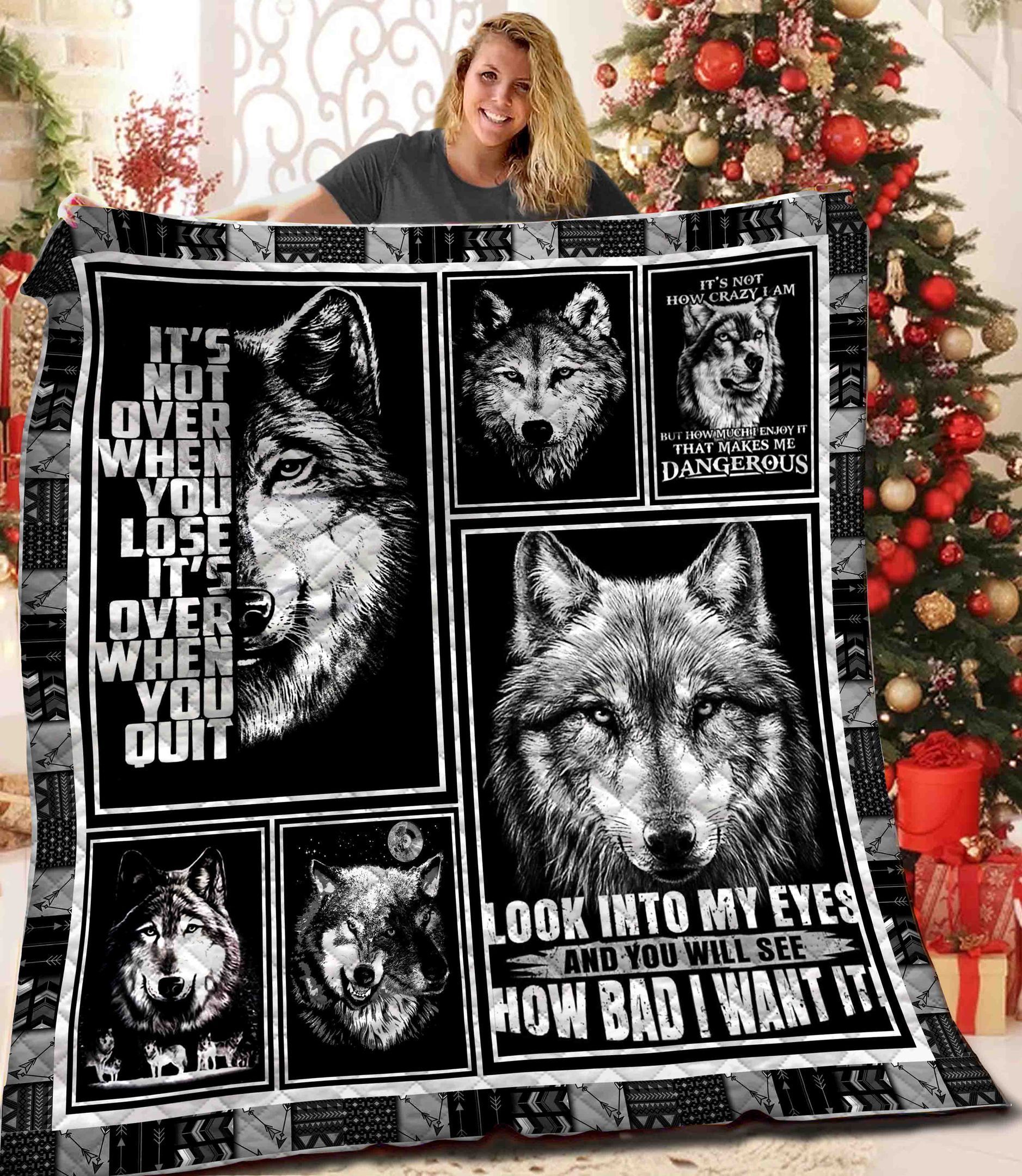 Wolf Quilt Blanket BBB011124SM
